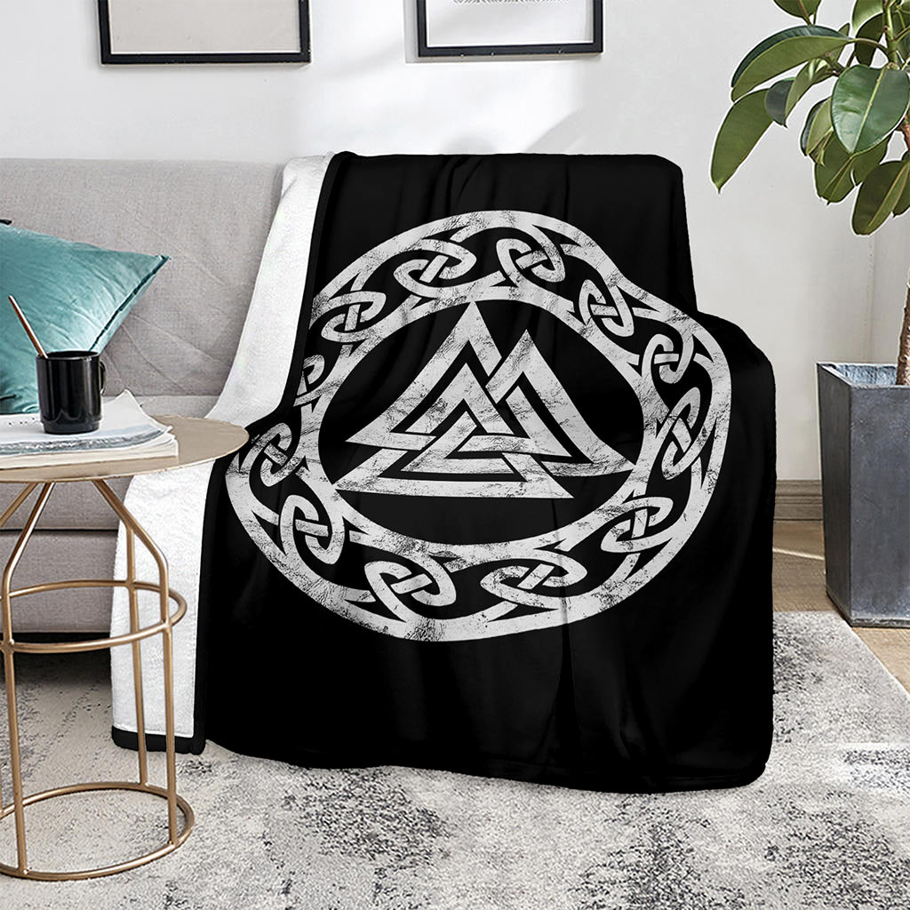 Viking Valhalla Symbol Print Blanket