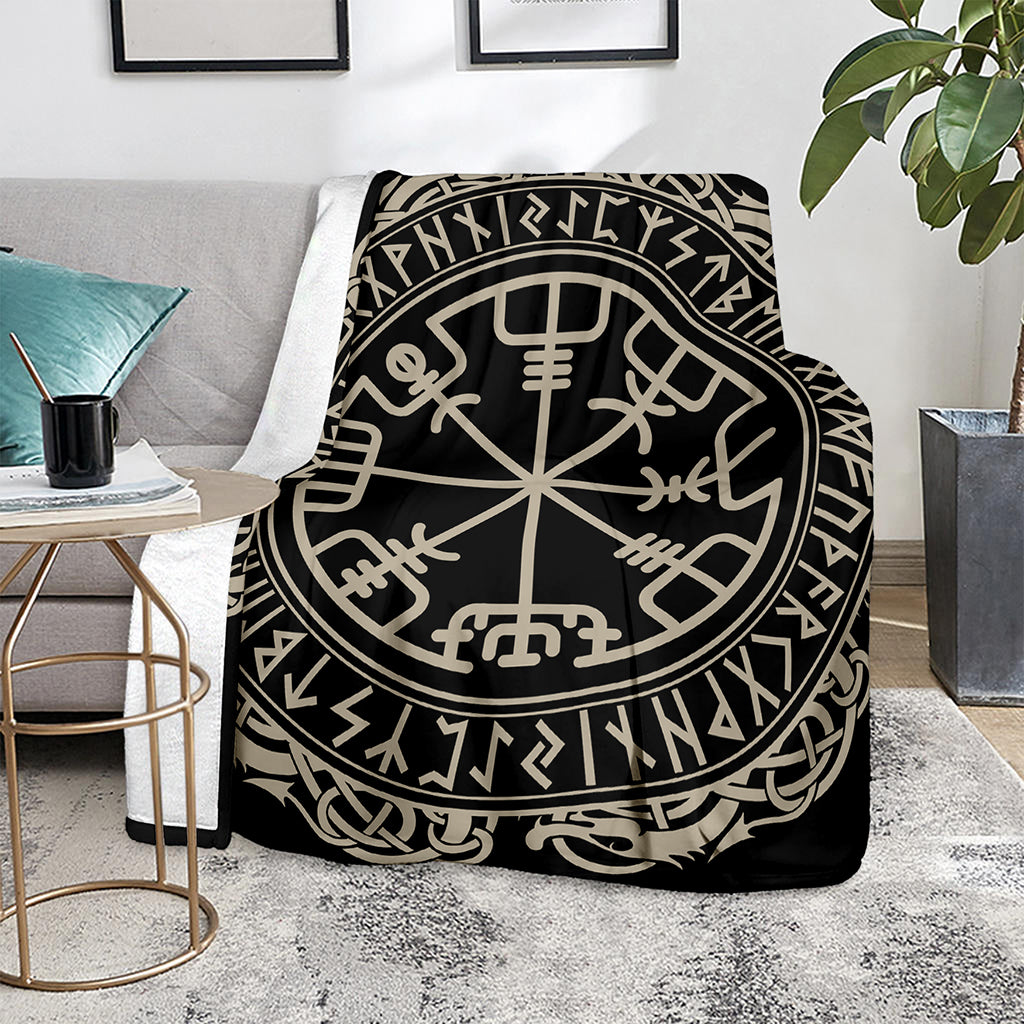 Viking Vegvisir Print Blanket