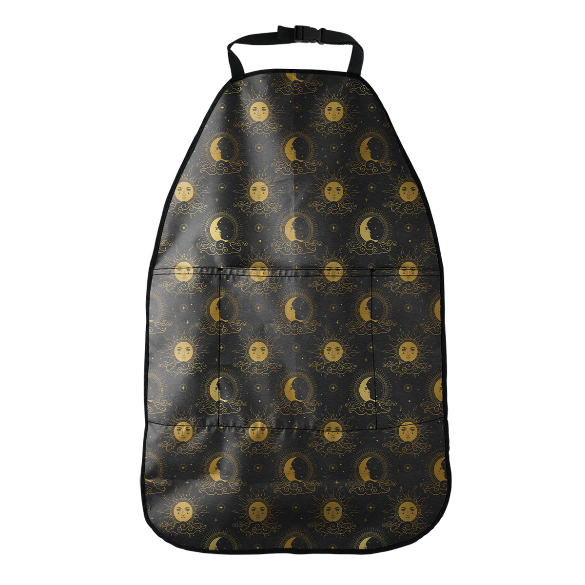 Vintage Celestial Pattern Print Car Seat Organizers