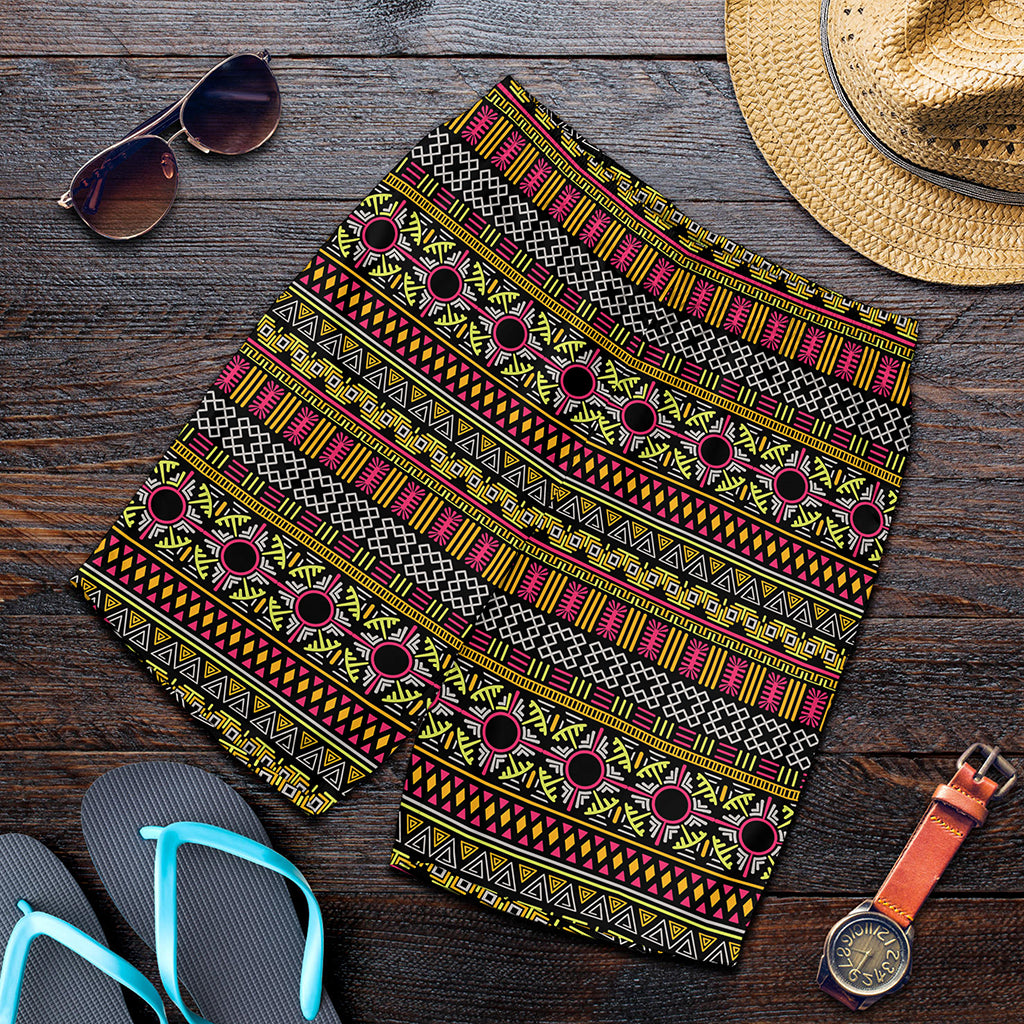 Vintage Ethnic Pattern Print Men's Shorts