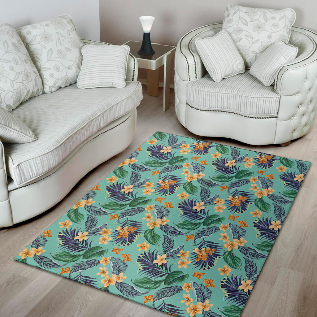 Vintage Hawaiian Aloha Pattern Print Area Rug