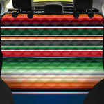 Vintage Mexican Blanket Pattern Print Pet Car Back Seat Cover