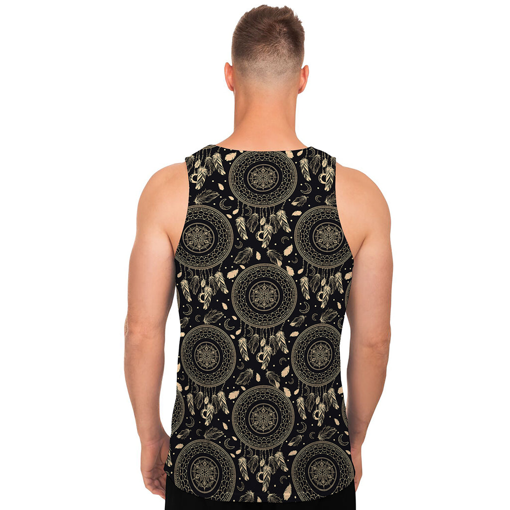 Vintage Native Dream Catcher Print Men's Tank Top