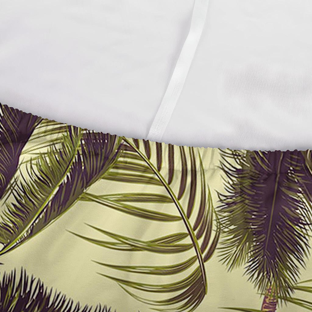 Vintage Palm Tree Pattern Print Sofa Cover