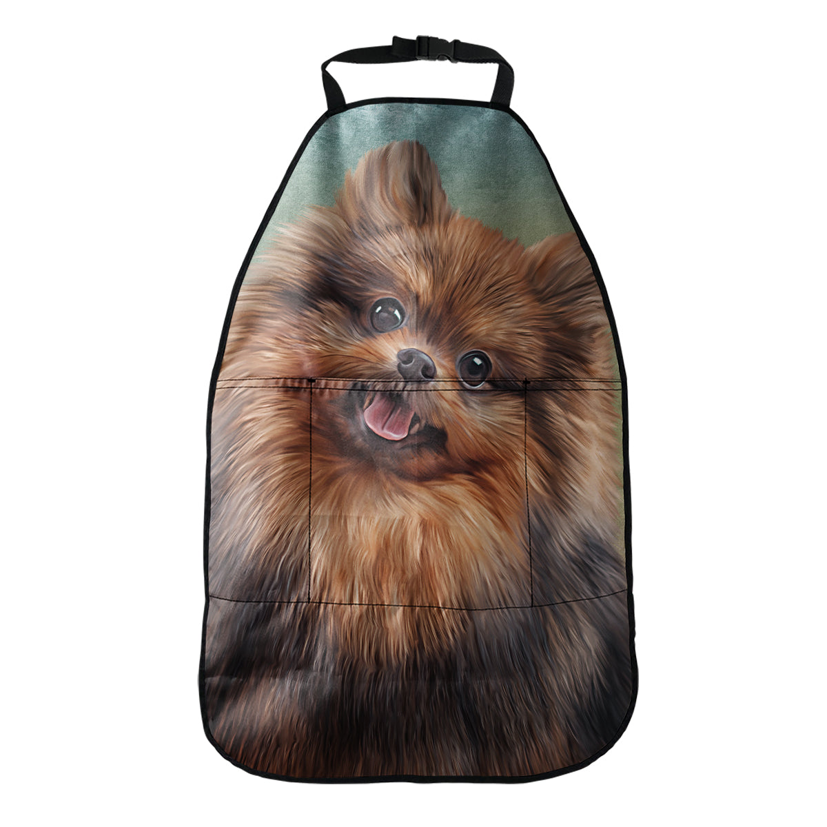 Vintage Pomeranian Portrait Car Seat Organizers