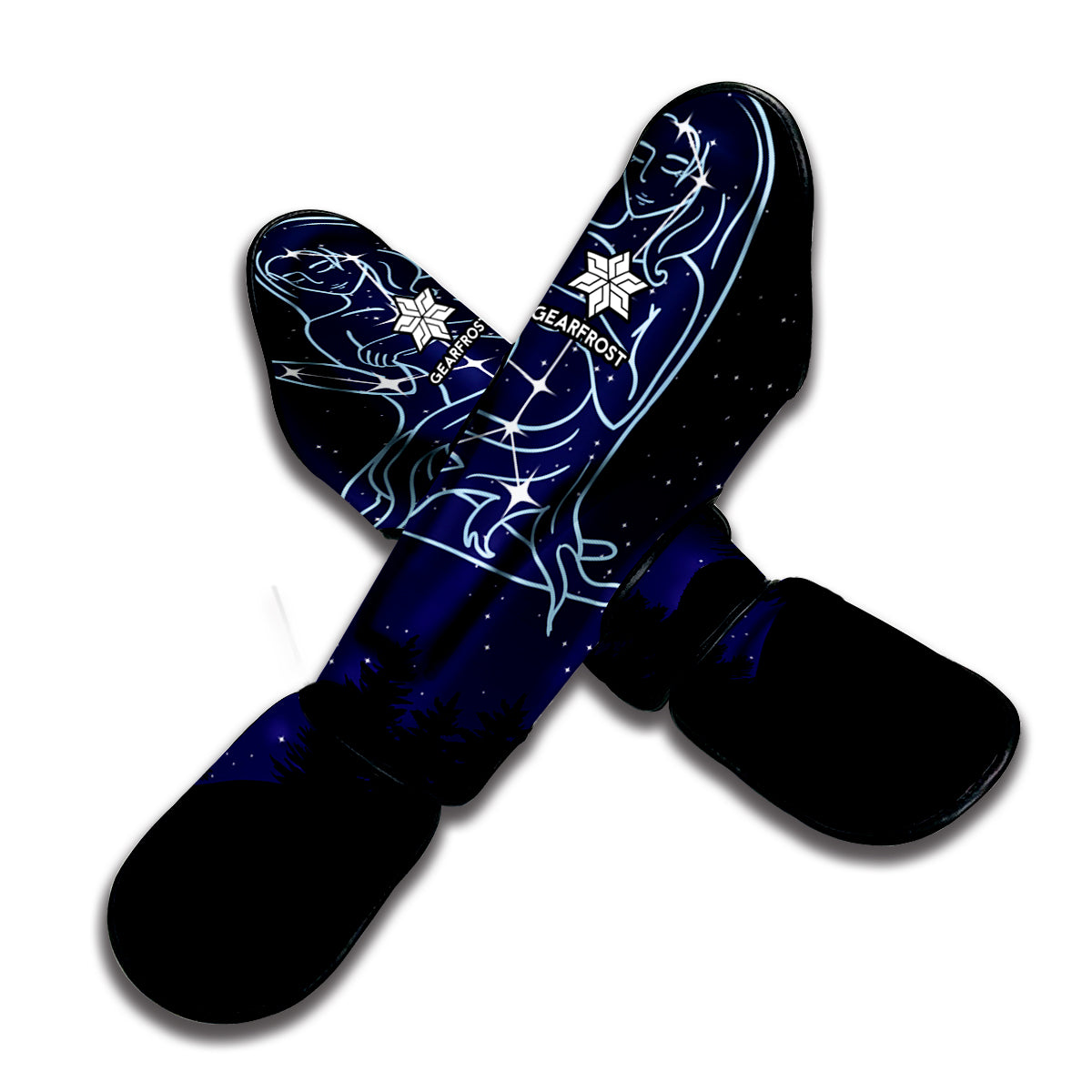 Virgo Constellation Print Muay Thai Shin Guard