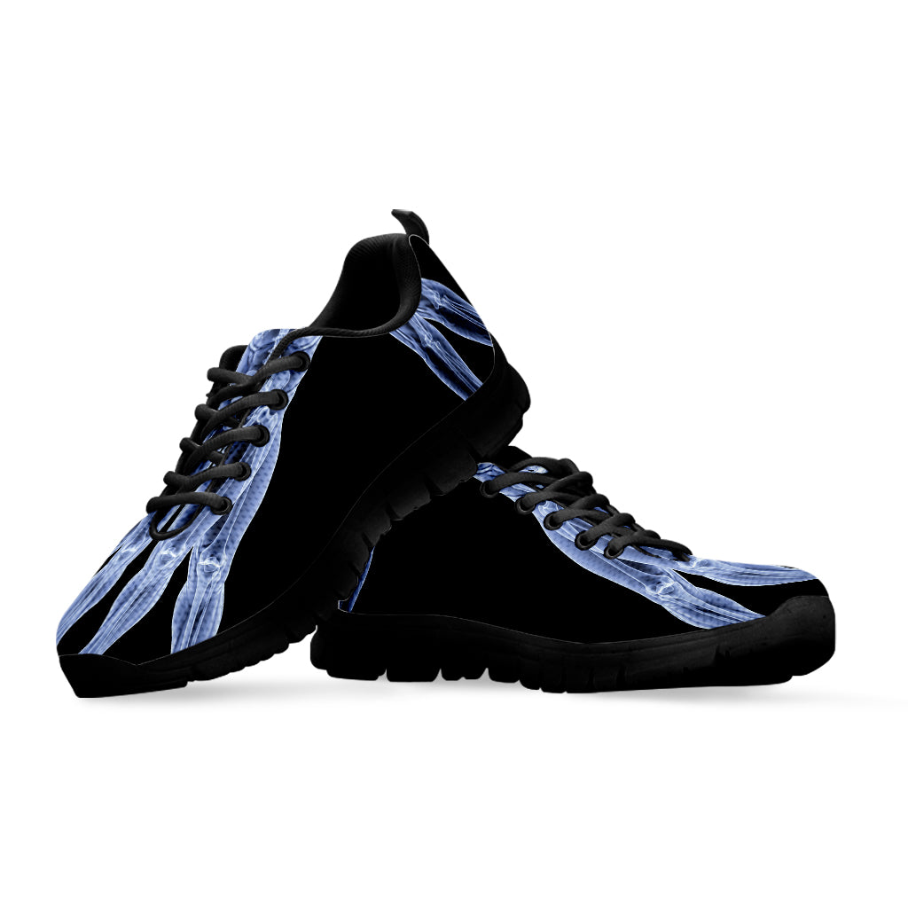 Vitruvian Man X-Ray Print Black Sneakers