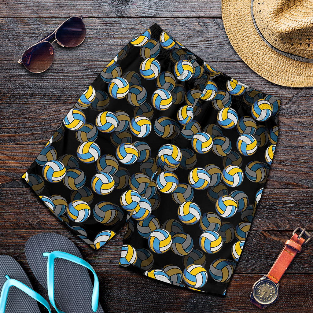 Volleyball Pattern Print Men's Shorts