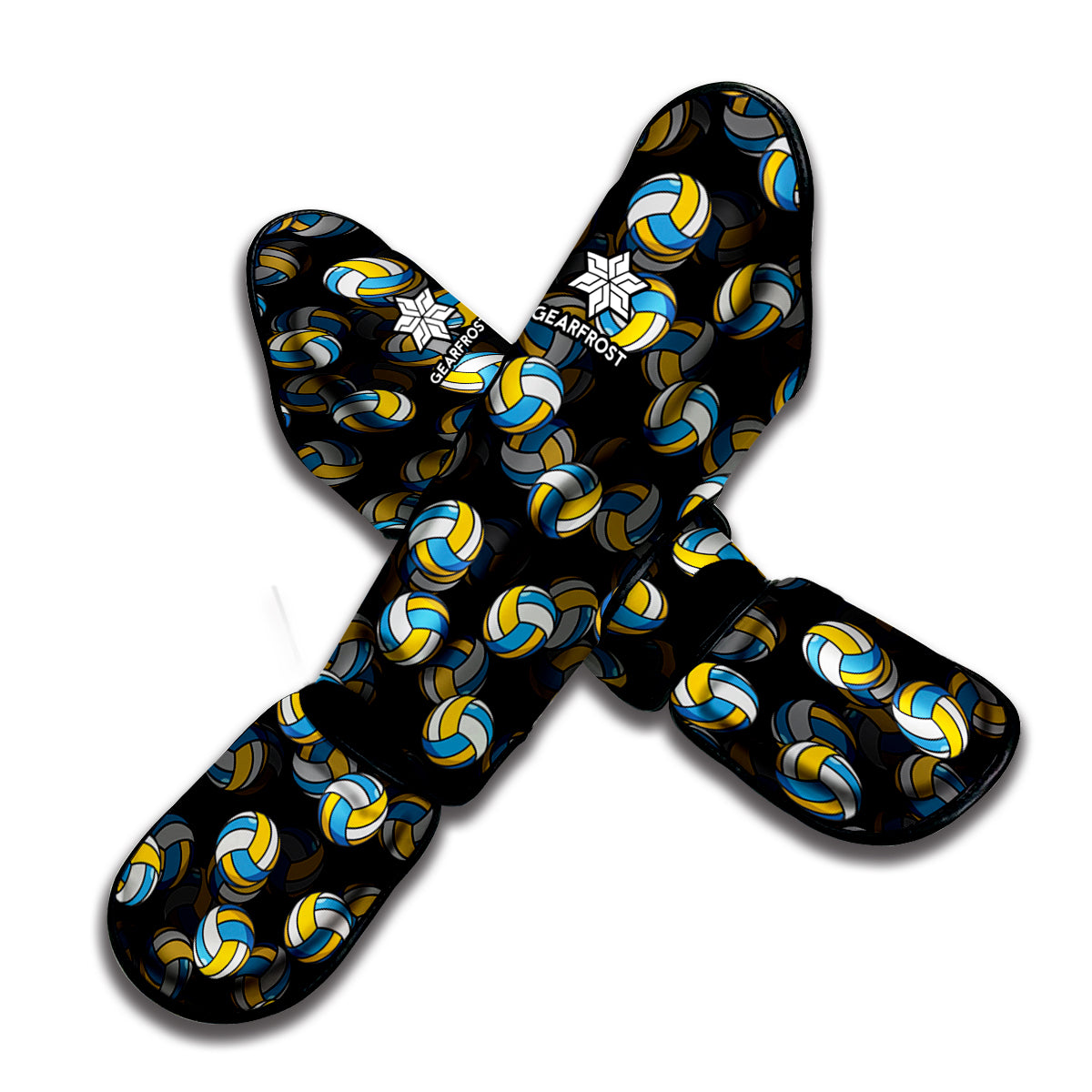 Volleyball Pattern Print Muay Thai Shin Guard