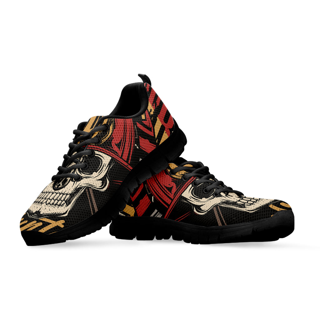 Volunteer Firefighter Print Black Sneakers