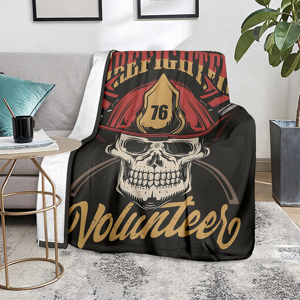 Volunteer Firefighter Print Blanket