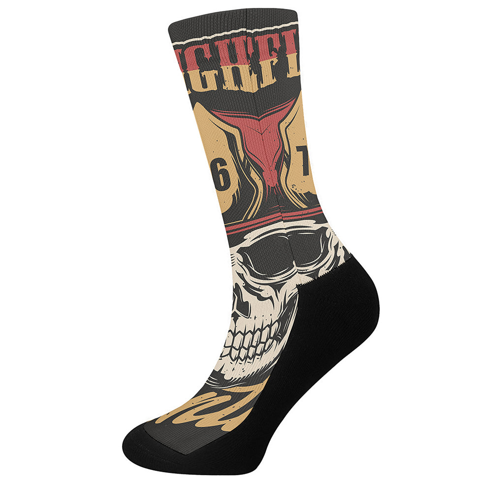 Volunteer Firefighter Print Crew Socks