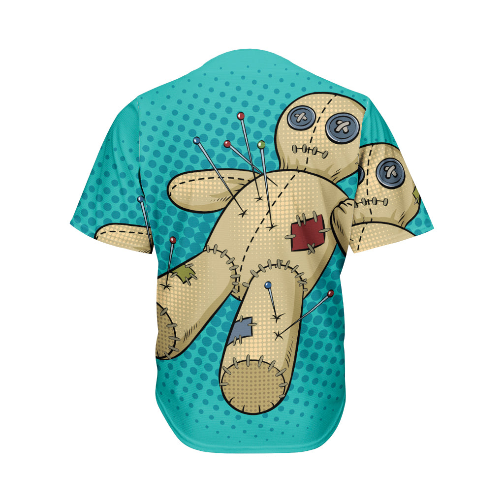 Voodoo Doll Print Men's Baseball Jersey