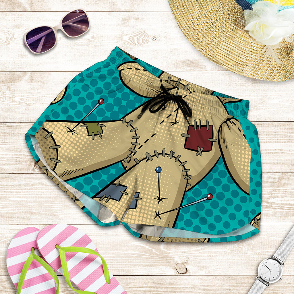Voodoo Doll Print Women's Shorts