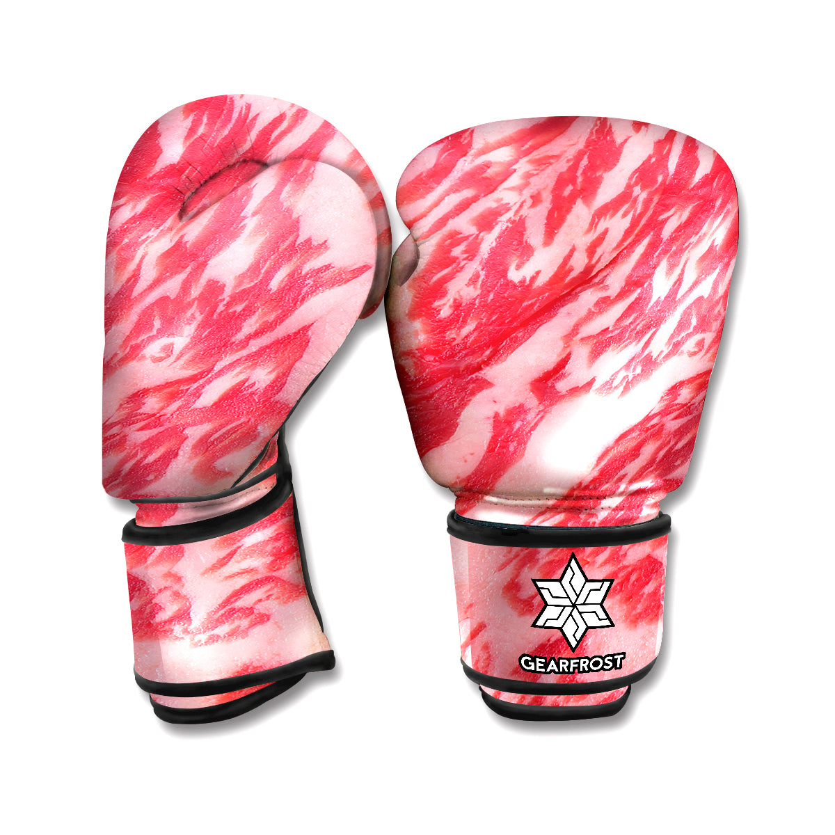 Wagyu Beef Meat Print Boxing Gloves