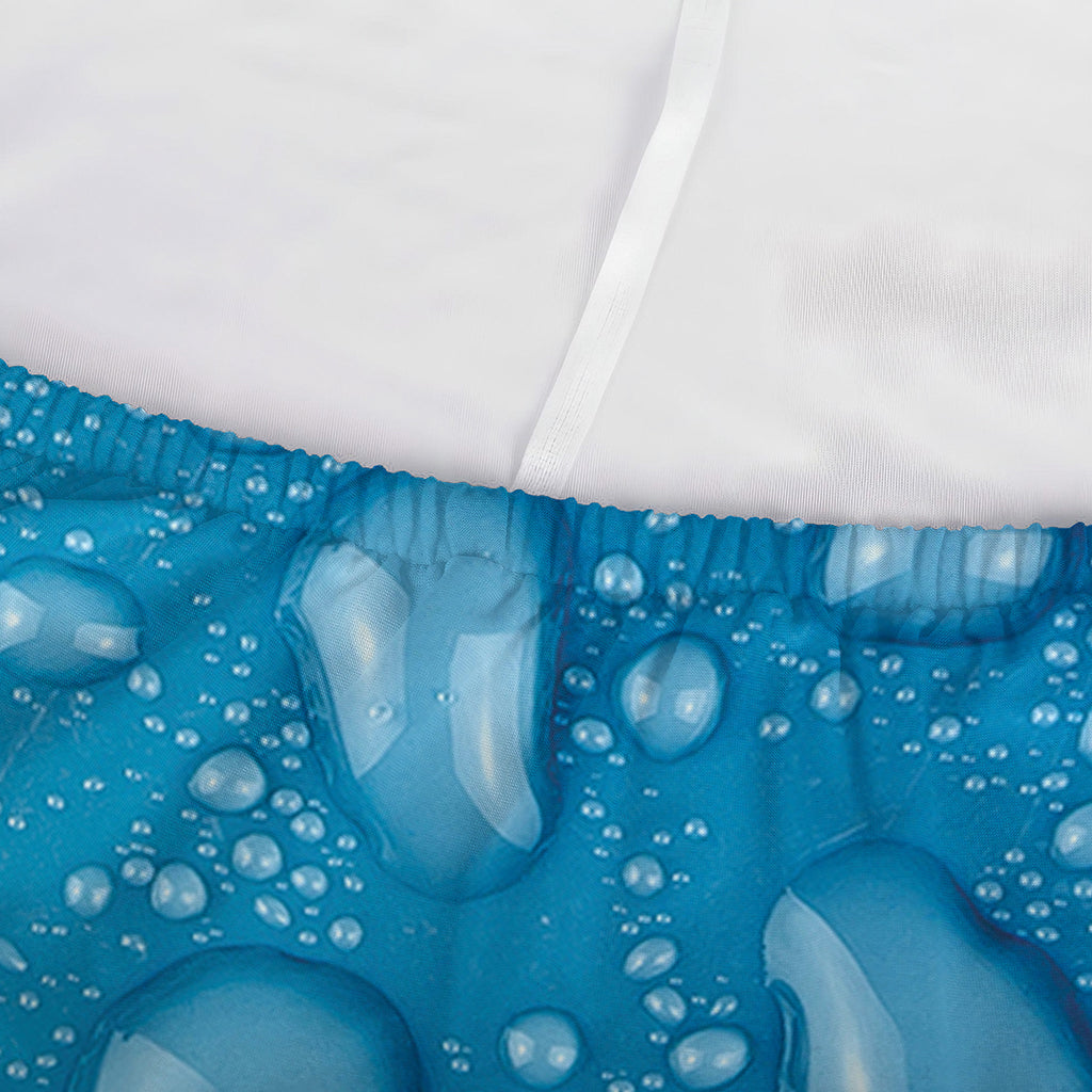 Water Drops Print Sofa Cover