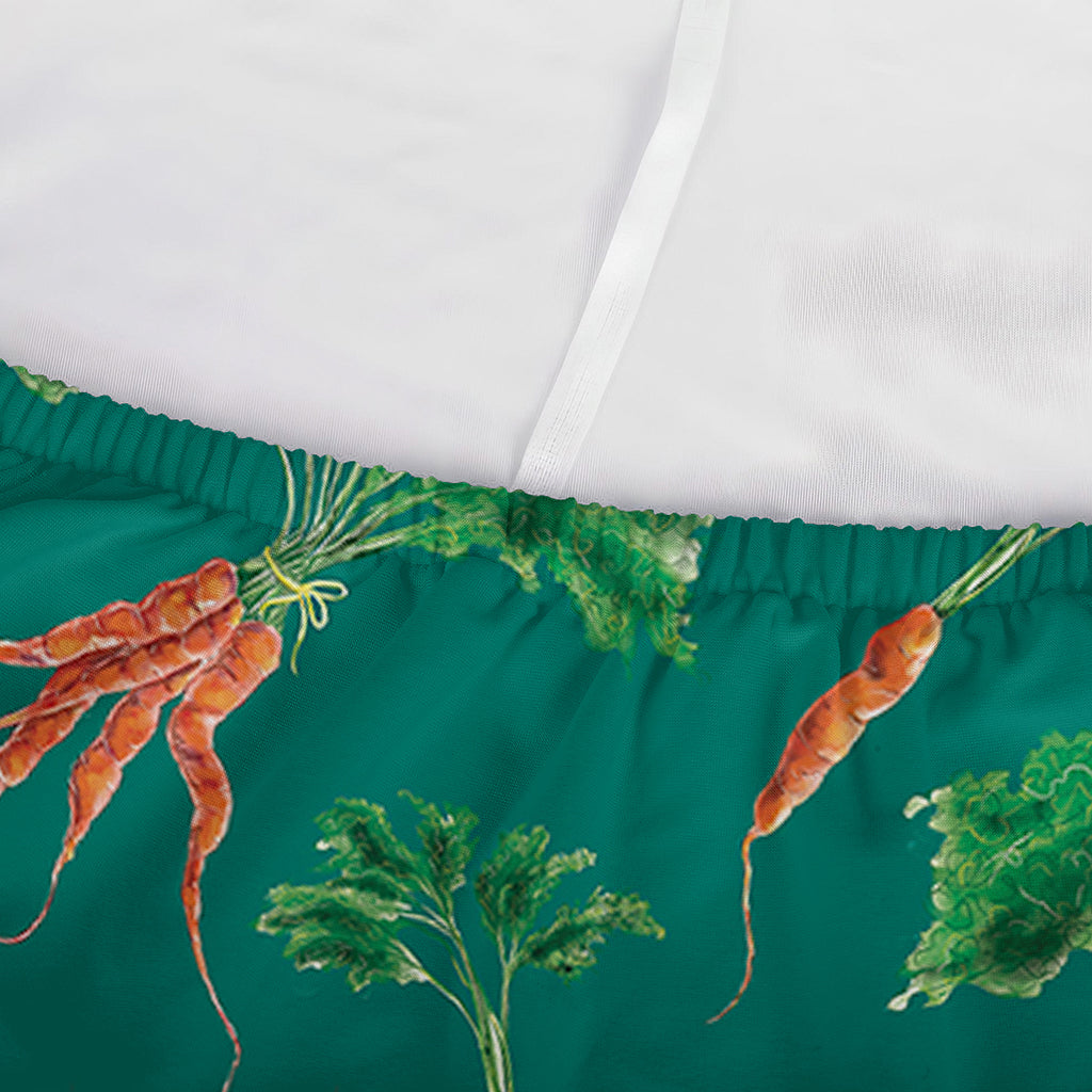 Watercolor Carrot Pattern Print Sofa Cover