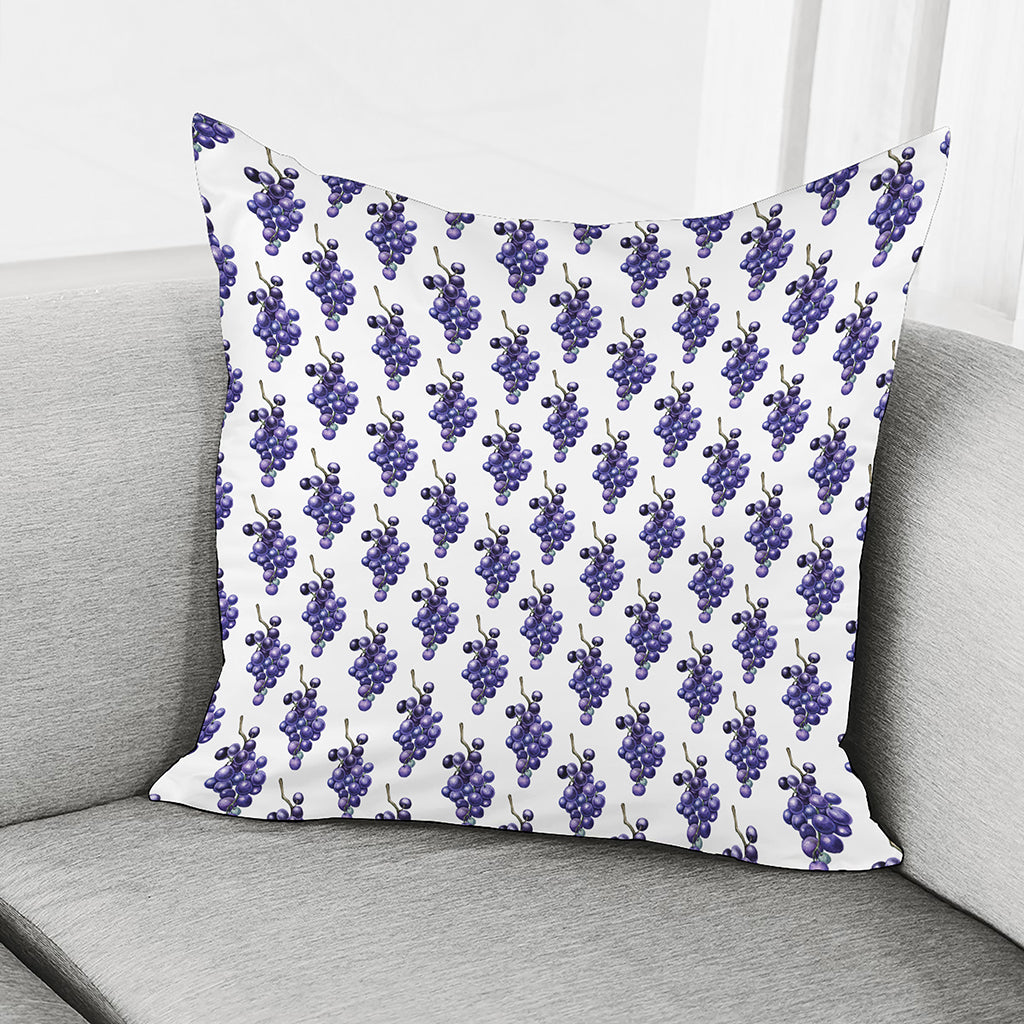 Watercolor Grape Pattern Print Pillow Cover