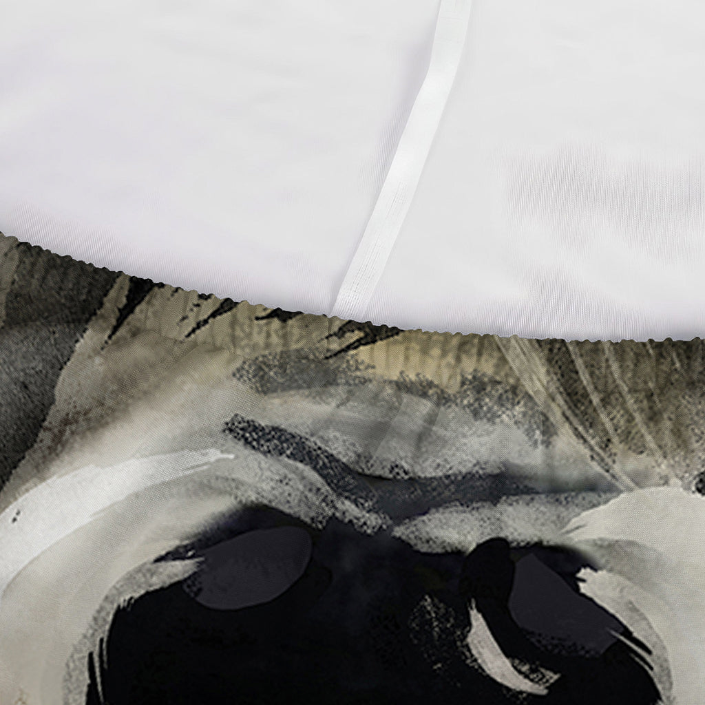 Watercolor Painting Wolf Print Sofa Cover