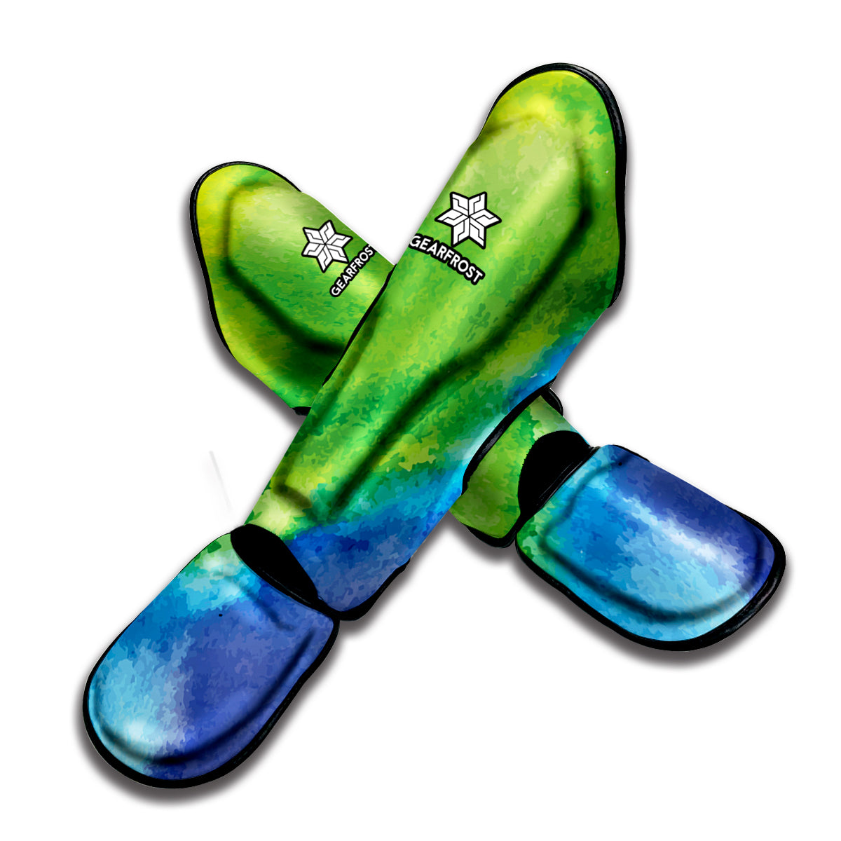 Watercolor Rainbow LGBT Pride Print Muay Thai Shin Guard