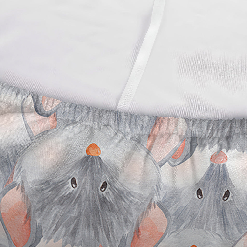 Watercolor Rat Pattern Print Sofa Cover