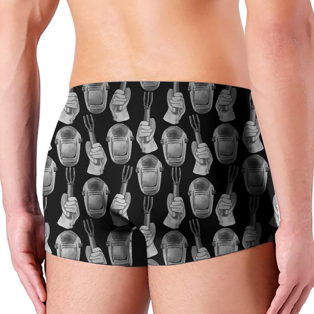 Watercolor Welder Pattern Print Men's Boxer Briefs