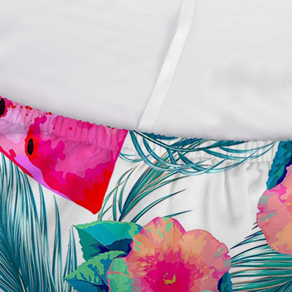 Watermelon Teal Hawaiian Pattern Print Sofa Cover
