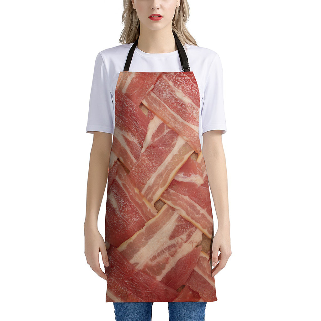 Weaving Bacon Print Apron
