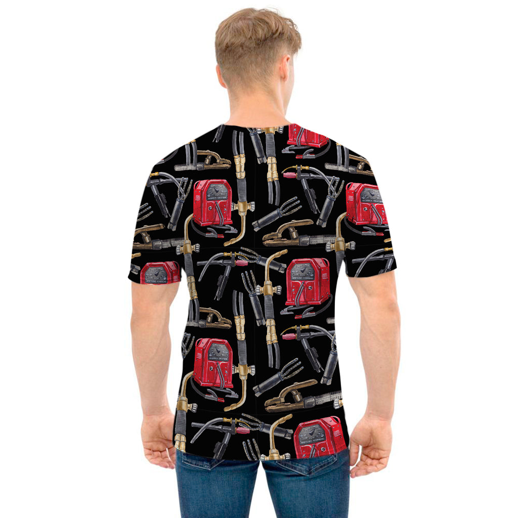 Welding Machine Pattern Print Men's T-Shirt
