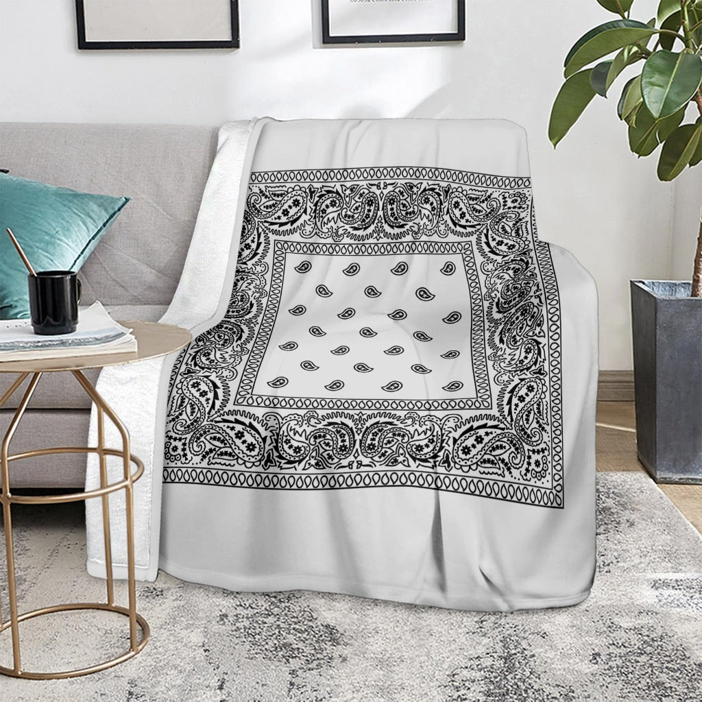 White Bandana Blanket