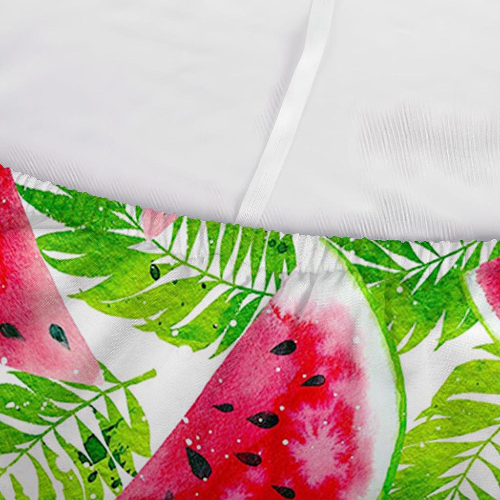 White Summer Watermelon Pattern Print Sofa Cover