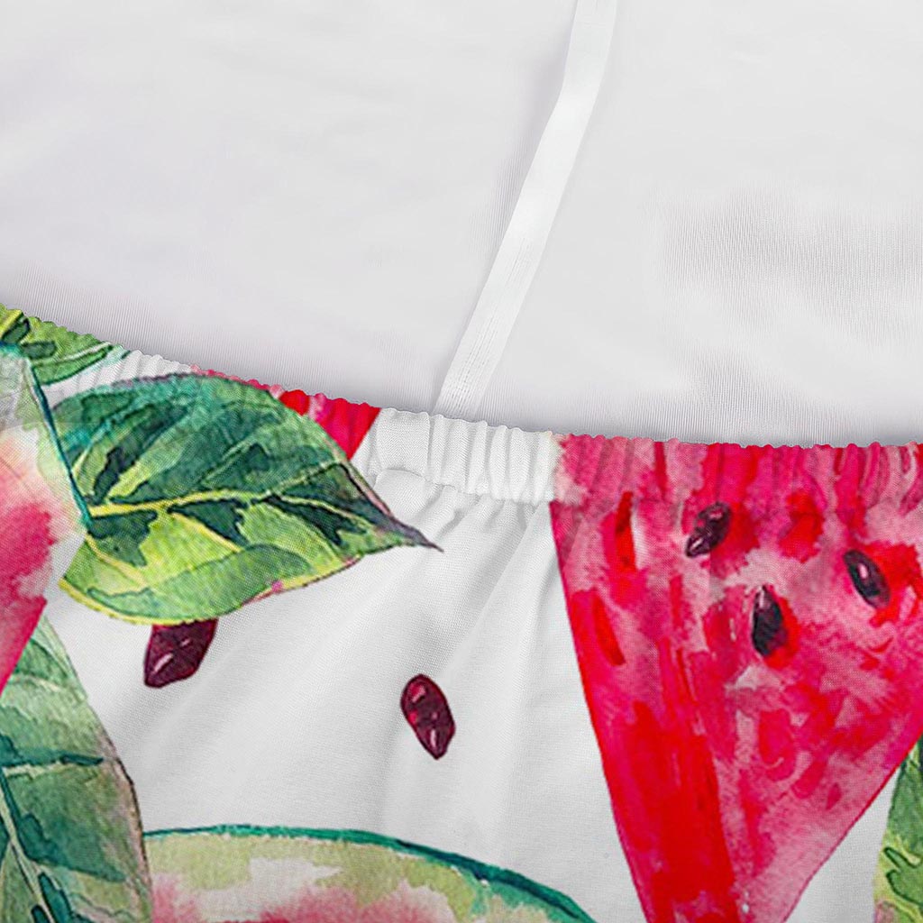 White Tropical Watermelon Pattern Print Sofa Cover