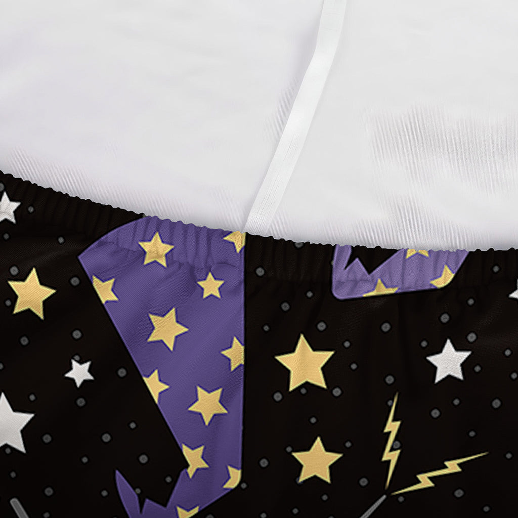 Wizard Hat Pattern Print Sofa Cover