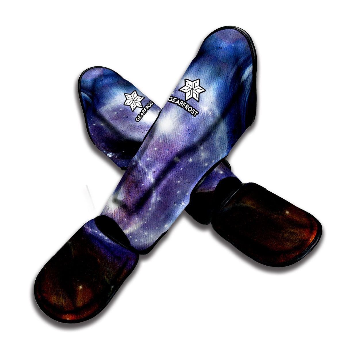 Woman Space Yin Yang Painting Print Muay Thai Shin Guard