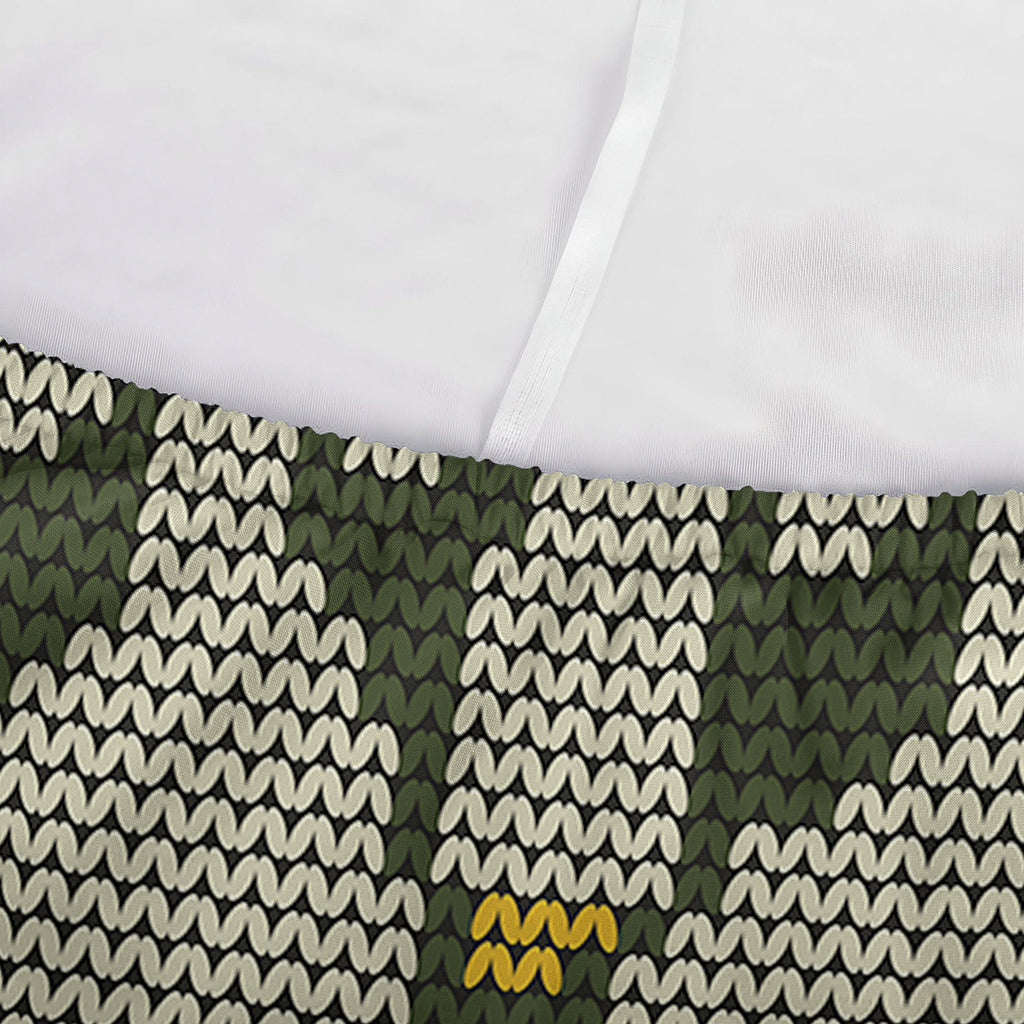 Xmas Penguin Pattern Print Sofa Cover