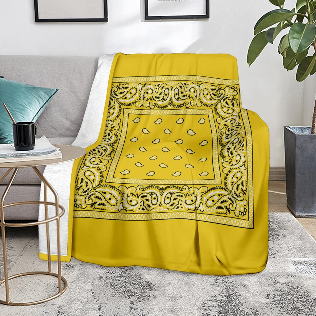 Yellow Bandana Blanket