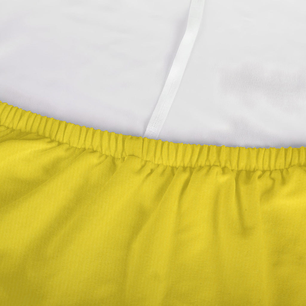 Yellow Coconut Pattern Print Sofa Cover