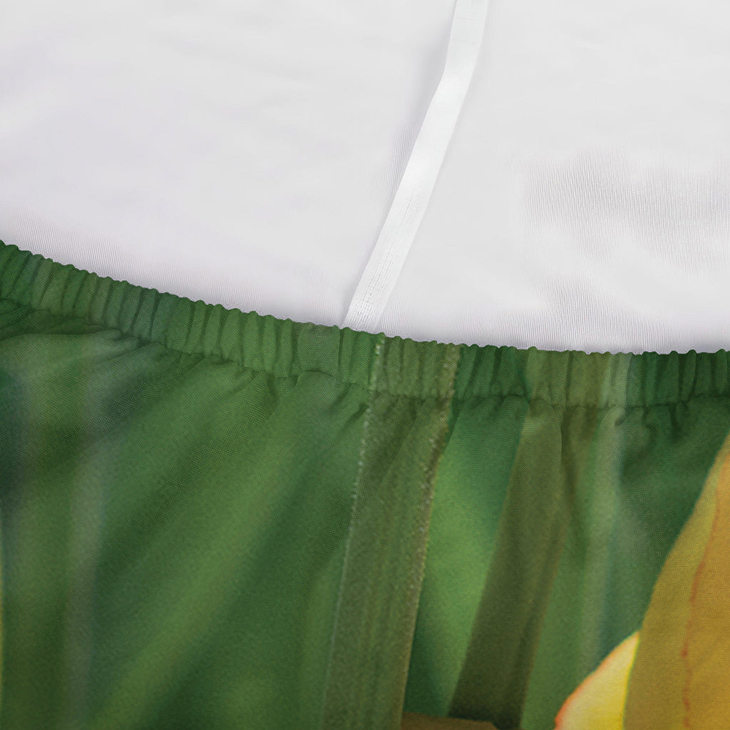 Yellow Tulip Print Sofa Cover