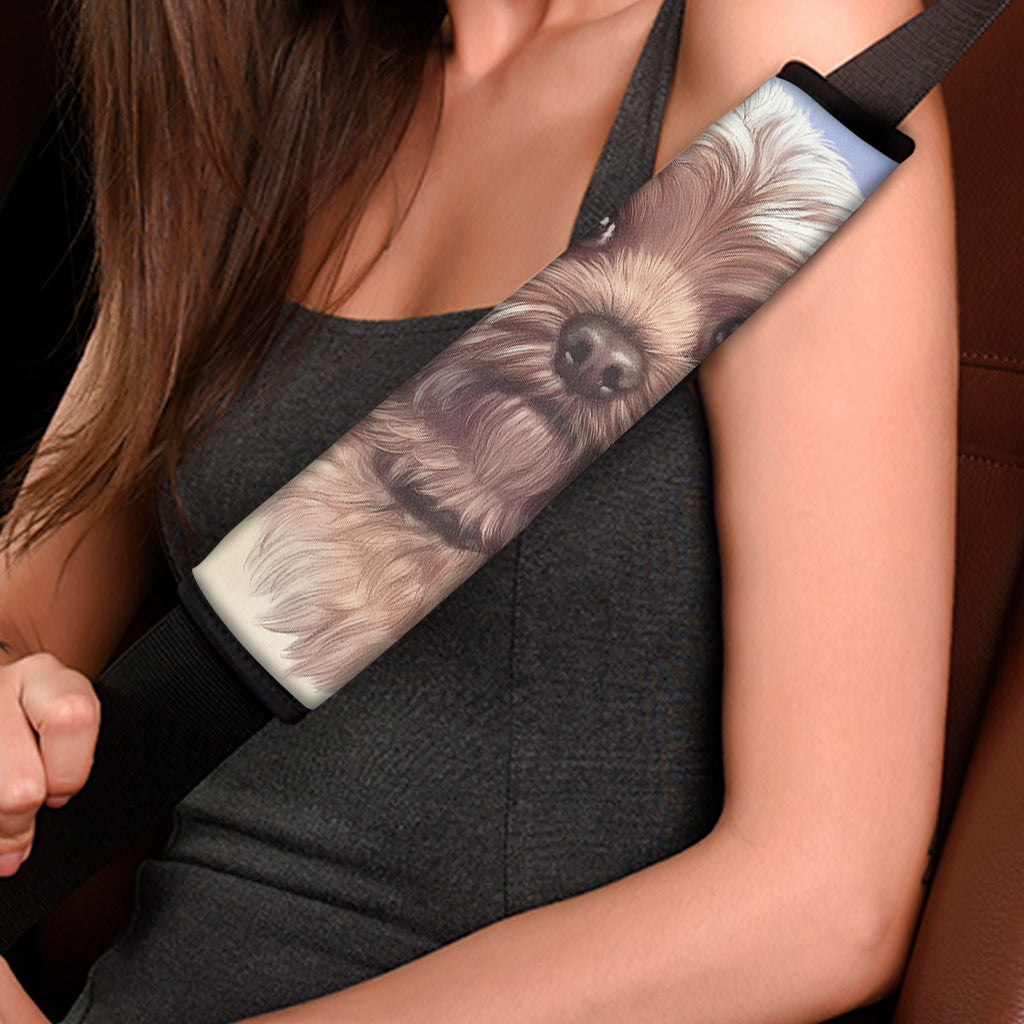 Yorkshire Terrier Portrait Print Car Seat Belt Covers