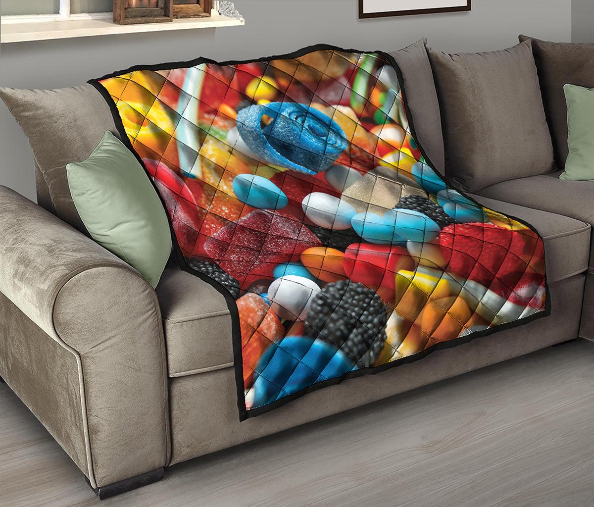 Yummy Gummy Print Quilt