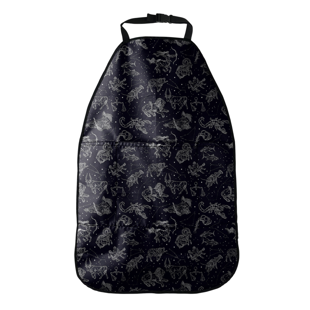 Zodiac Constellation Pattern Print Car Seat Organizers
