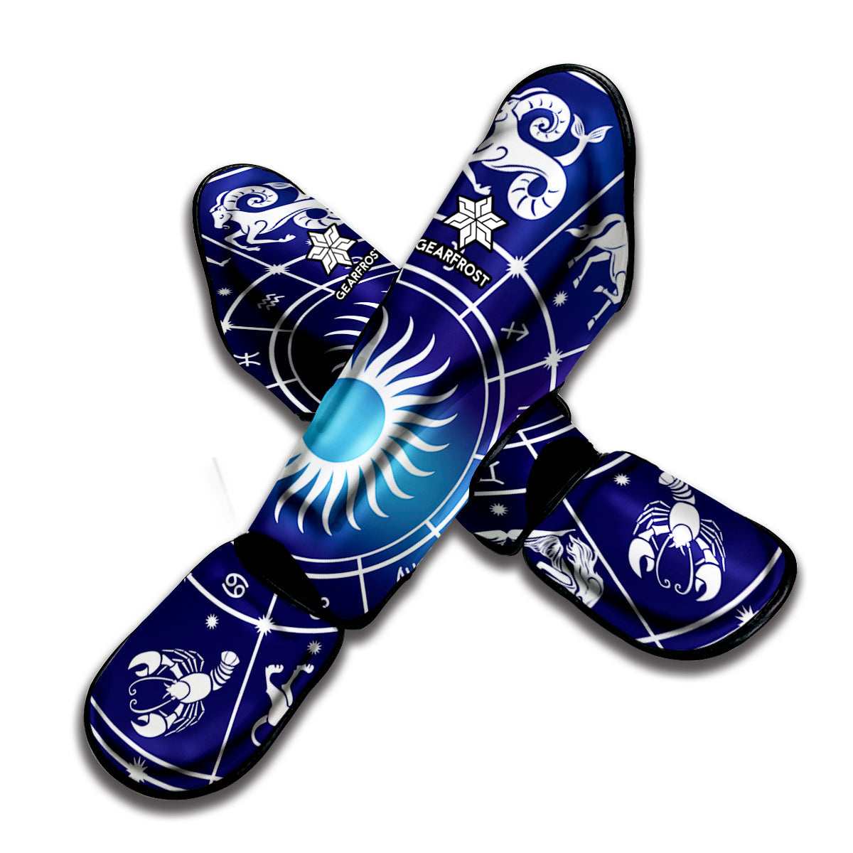 Zodiac Horoscopes Print Muay Thai Shin Guard
