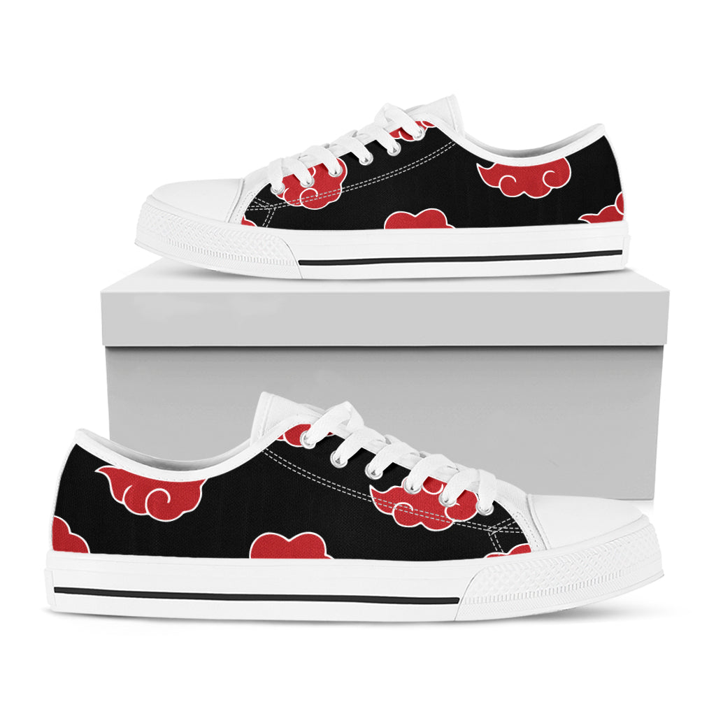 Akatsuki White Low Top Sneakers