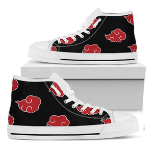 Akatsuki White High Top Sneakers