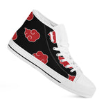 Akatsuki White High Top Sneakers