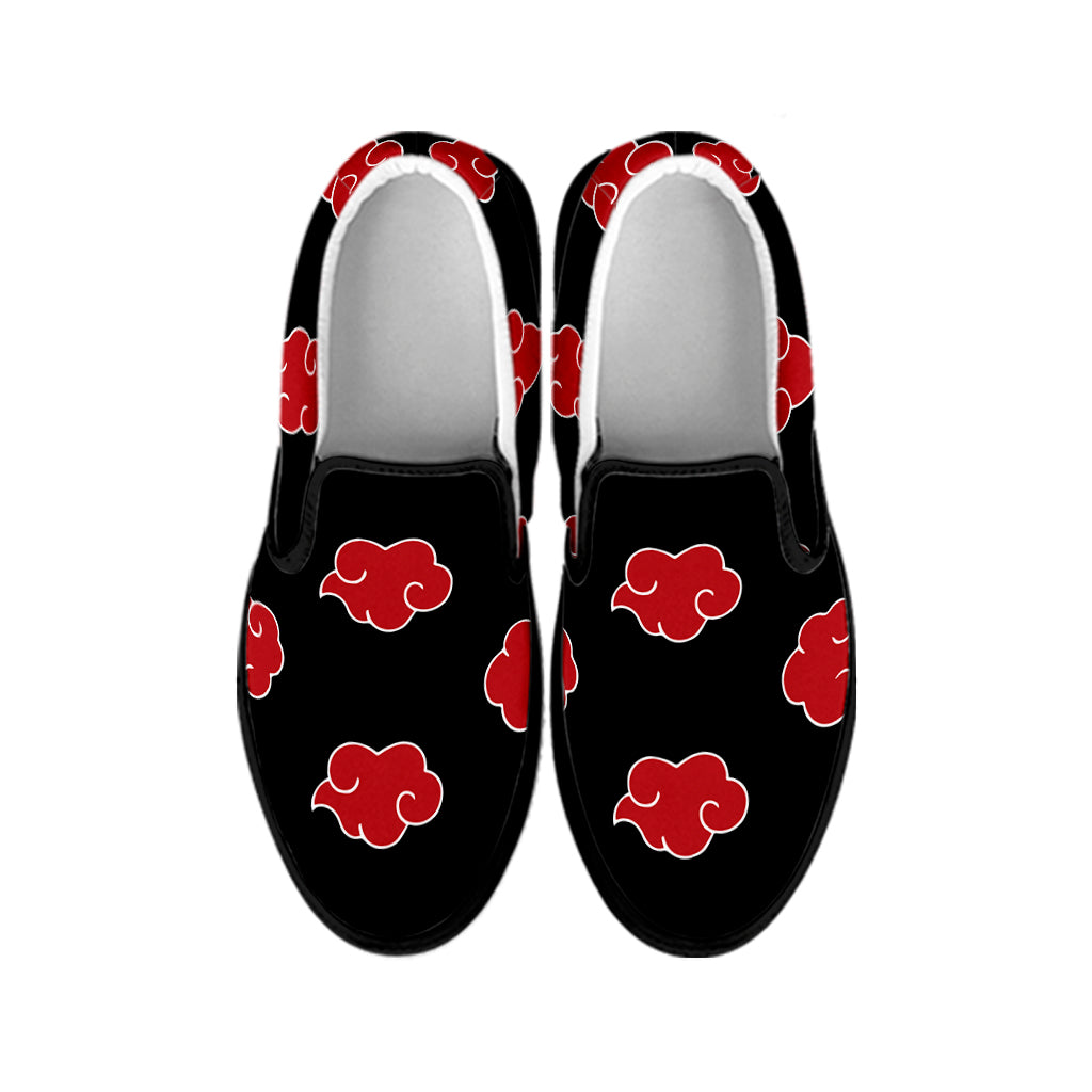 Akatsuki Black Slip On Sneakers