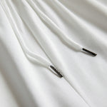 Black Striped Ice Cream Pattern Print Sweatpants