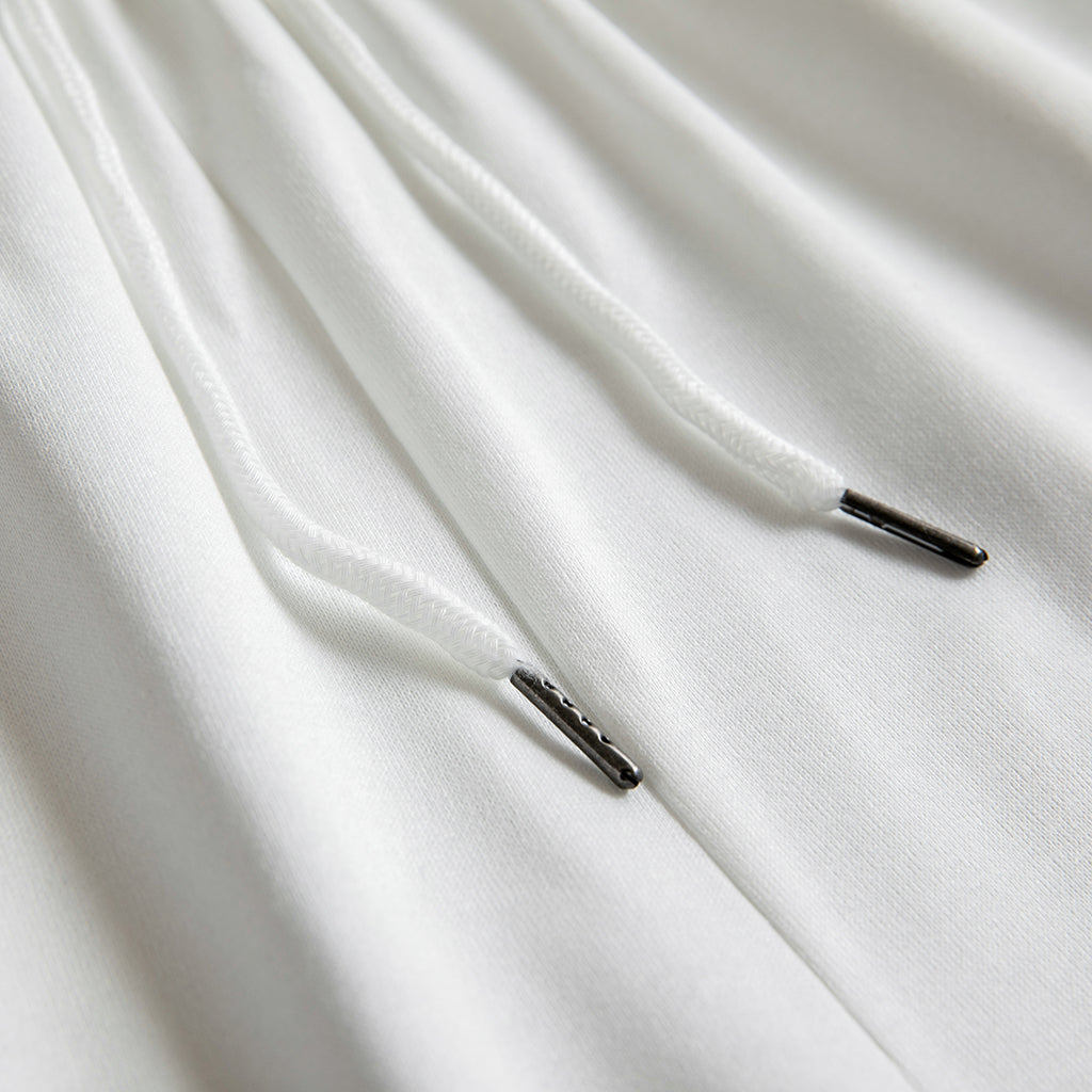 Black And White Striped Pattern Print Sweatpants