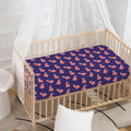4th of July American Flag Pattern Print Baby Crib Sheet