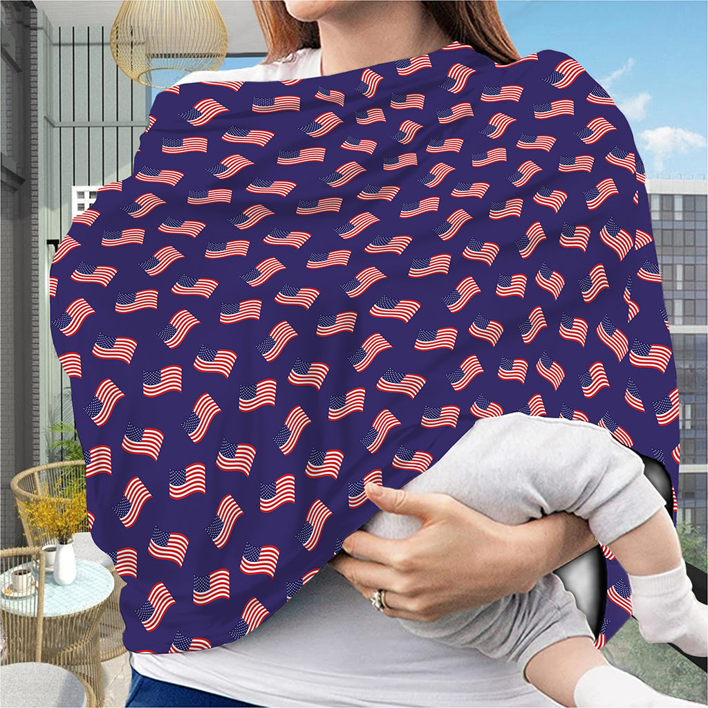 4th of July American Flag Pattern Print Baby Seat Cover